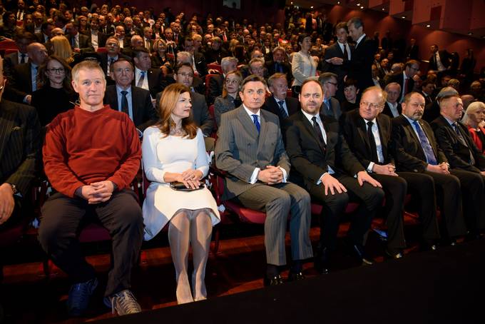 Predsednik republike Borut Pahor na podelitvi nagrad Gospodarske zbornice Slovenije